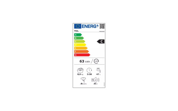 TCL FF0814SC0FR - &Eacute;tiquette &eacute;nergie v2