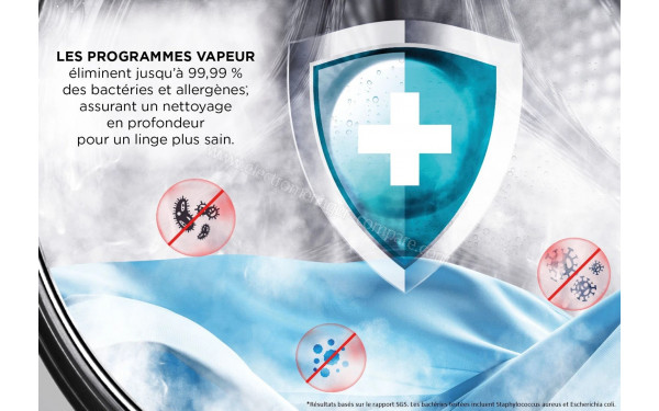 TCL FF0824WA2FR - Programme vapeur