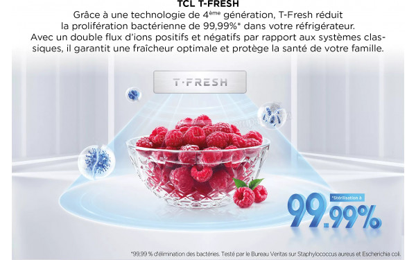 TCL RF340BWD0 - Technologie T-Fresh