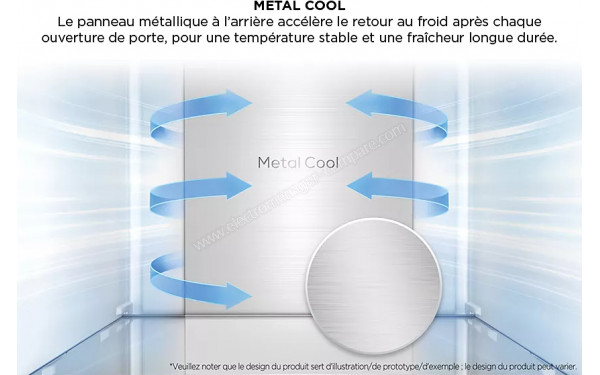 TCL RP382BBD0EU - Panneau m&eacute;tallique Metal Cool