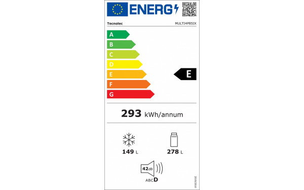 TECNOLEC MULTI4P85IX - &Eacute;tiquette &eacute;nergie v2