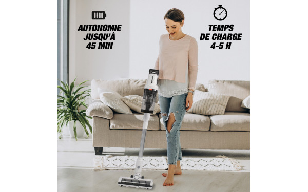 TECHWOOD TAB-7350 - Autonomie jusqu'&agrave; 45 minutes