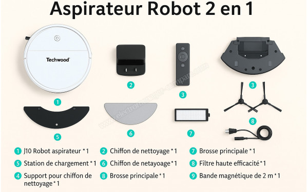TECHWOOD TAR-2031 - Accessoires