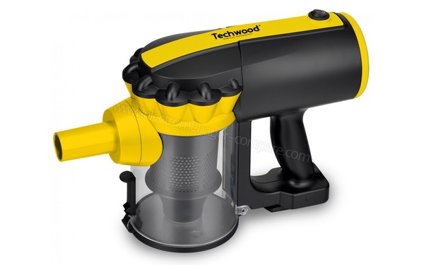 TECHWOOD TAS-657 - Vue 3/4 droite aspirateur &agrave; main