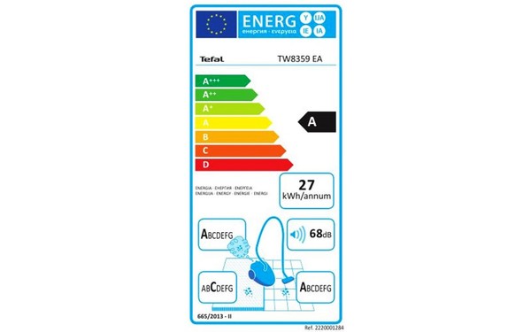 TEFAL TW8359EA - &Eacute;tiquette &eacute;nergie