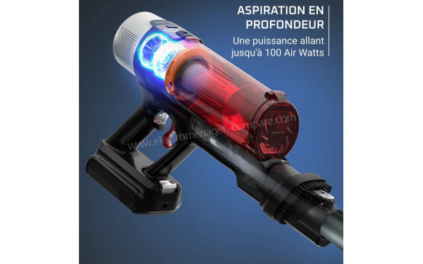TEFAL TY2098WO - Puissance d'aspiration