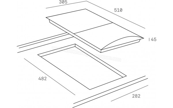 TEKA EFX 30.1 1G AI AL DR CI NAT - Sch&eacute;ma technique