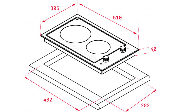 TEKA EFX 30.1 2H-T - Sch&eacute;ma technique