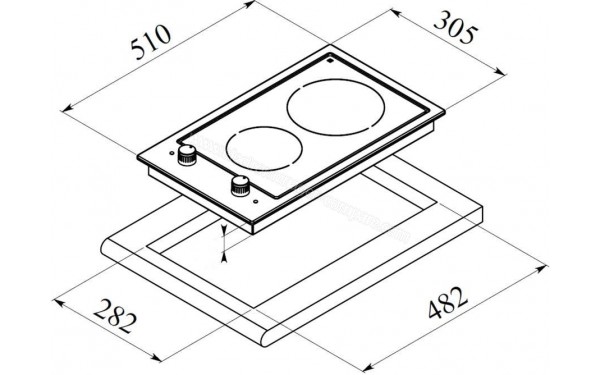 TEKA EFX 30.1 2H - Sch&eacute;ma technique