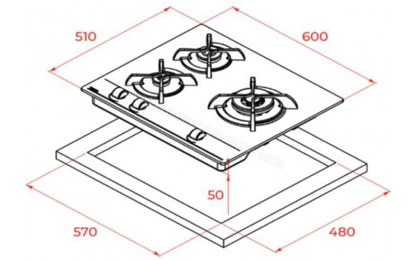 TEKA GBC 63010 KBB - Sch&eacute;ma technique