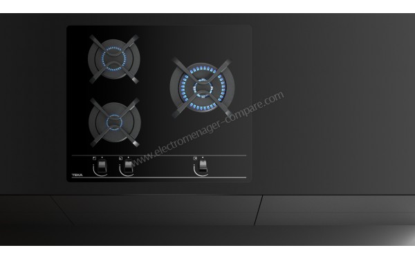 TEKA GBC 63010 KBN - Appareil encastr&eacute; avec foyers allum&eacute;s