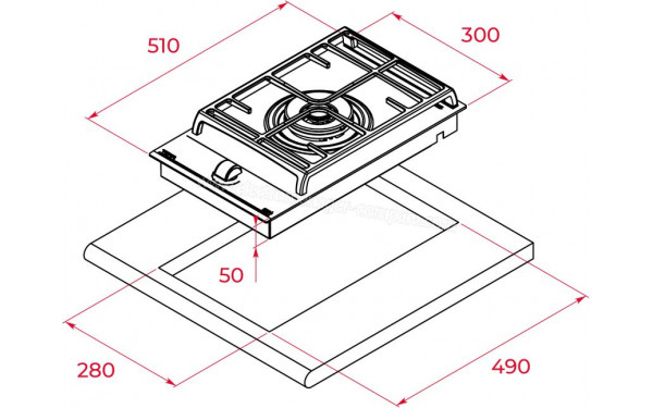 TEKA GZC 31330 XBN - Sch&eacute;ma technique