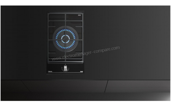 TEKA GZC 31330 XBN - Appareil encastr&eacute; vue du dessus foyer allum&eacute;