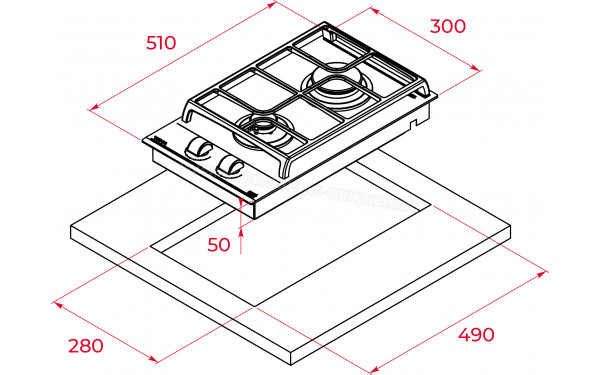 TEKA GZC 32300 XB - Sch&eacute;ma technique