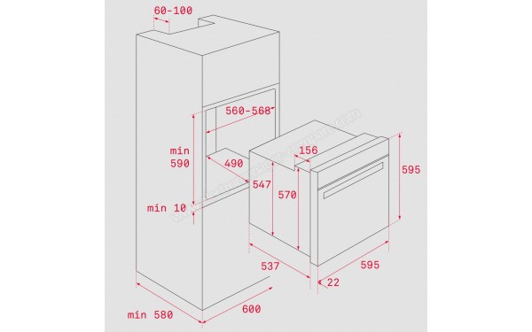 TEKA HLB 8400 BK - Sch&eacute;ma technique