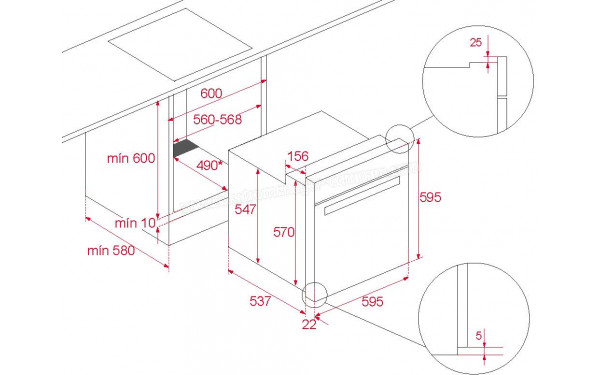 TEKA HLB85 Infinity G1 - Dimensions
