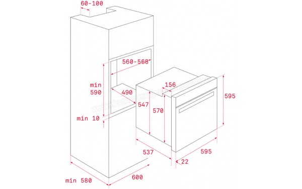 TEKA HLB 860 - Sch&eacute;ma technique