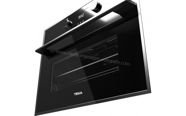 TEKA HLC 844 C BK-SS - Vue en perspective 3/4 droite