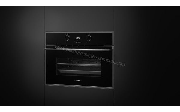 TEKA HLC 844 C BK-SS - Appareil encastr&eacute; vue 3/4 droite