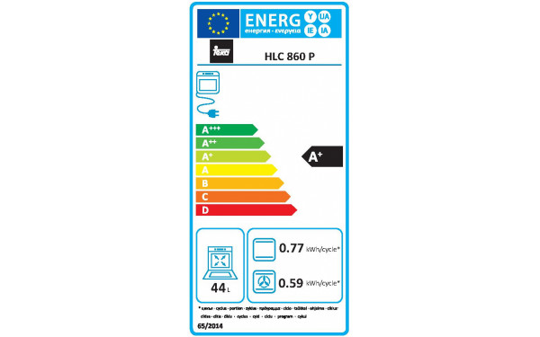 TEKA HLC 860 P - &Eacute;tiquette &eacute;nergie