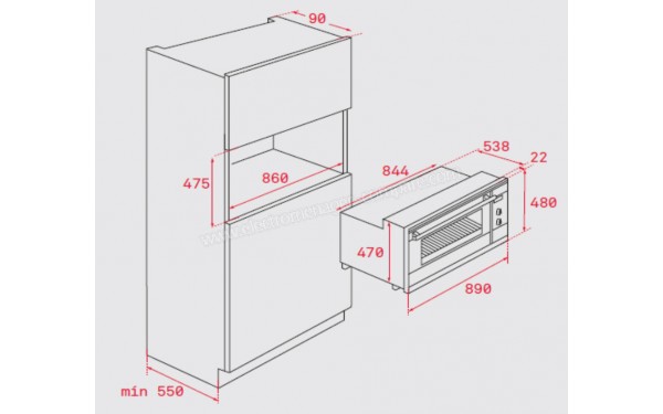 TEKA HLF 940 - Sch&eacute;ma technique