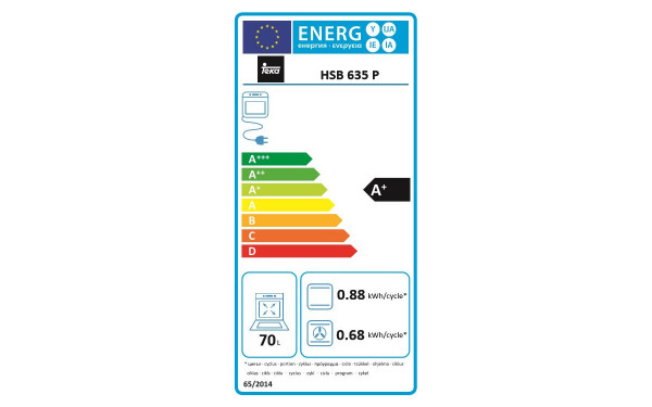 TEKA HSB 635 P 2019 - &Eacute;tiquette &eacute;nergie