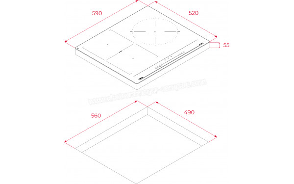 TEKA IBF 63200 - Dimensions