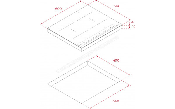 TEKA IBF 64-G1 MSP BM - Dimensions