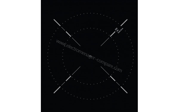 TEKA IR 8300 HS - Zoom sur foyer &agrave; induction