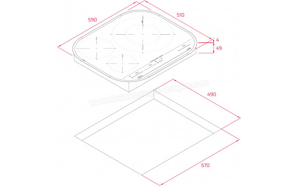 TEKA IRC 63320 MSP - Dimensions