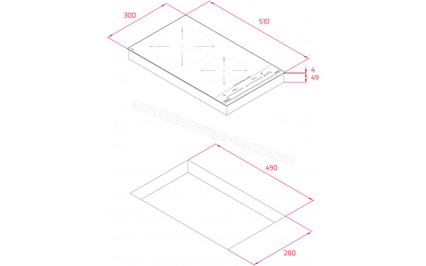 TEKA IZC 32310 MSP - Dimensions