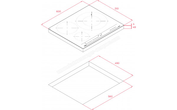 TEKA IZC 63320 BK MSS - Sch&eacute;ma technique