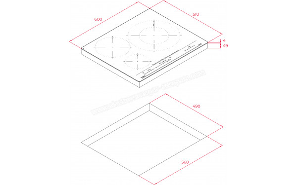 TEKA IZC 63632 BK MST - Sch&eacute;ma technique