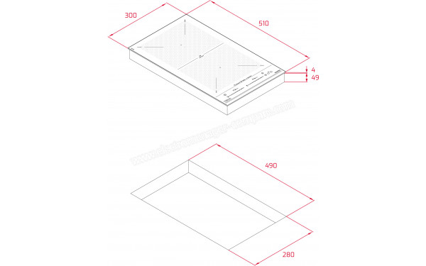 TEKA IZF 32400 MSP - Dimensions