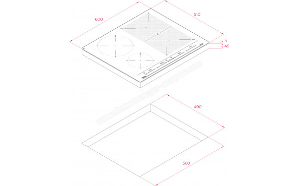 TEKA IZF 64440 BK MSP - Sch&eacute;ma technique