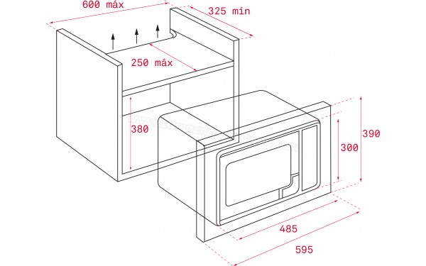 TEKA ML 820 BIS blanc - Sch&eacute;ma technique