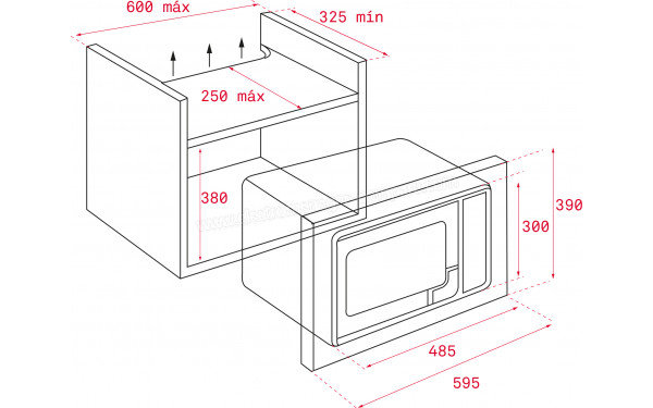 TEKA ML 820 BI Noir - Sch&eacute;ma technique