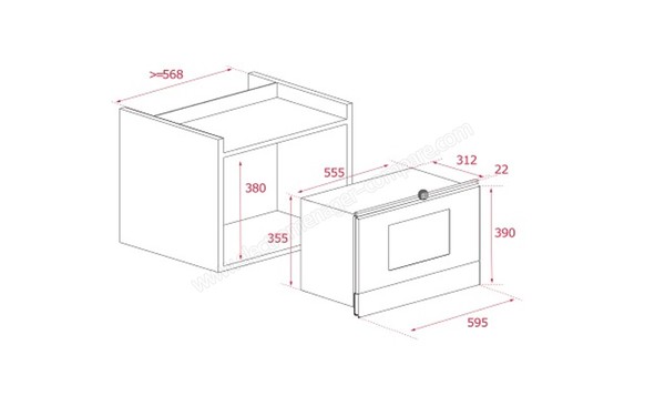 TEKA ML 822 BIS R - Sch&eacute;ma technique