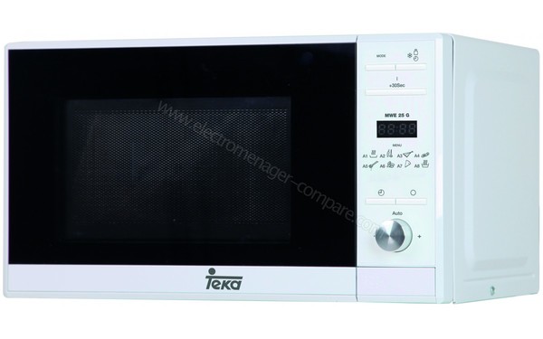 TEKA MWE 225 G Blanc - Vue 3/4 droite