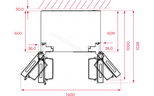 TEKA RFD 77820 SS - Dimensions