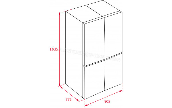 TEKA RMF 77920 SS - Dimensions
