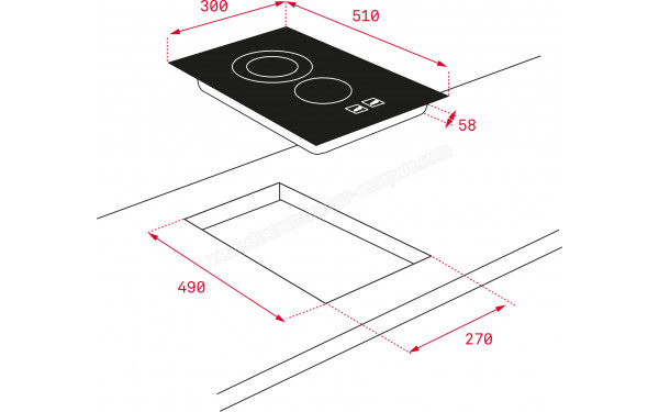 TEKA TBC 32010 TTC - Dimensions