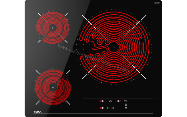 TEKA TBC 63632 TTC Noir - Vue du dessus