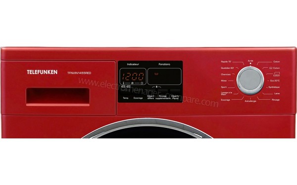 TELEFUNKEN TFNVIN1455RED - Panneau de commandes