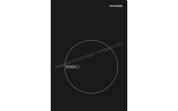 TELEFUNKEN TK60I3Z1BT - Zoom sur le foyer &agrave; induction