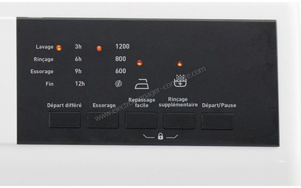 TELEFUNKEN TKWM1012 - Vue des options