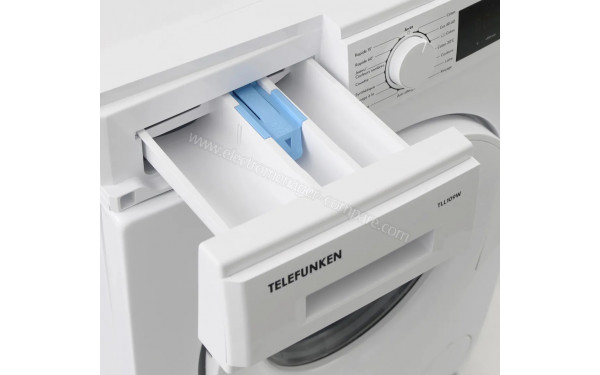 TELEFUNKEN TLL109W - Zoom sur le tiroir lessiviel