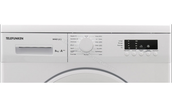 TELEFUNKEN WM812F2 - Panneau de commandes