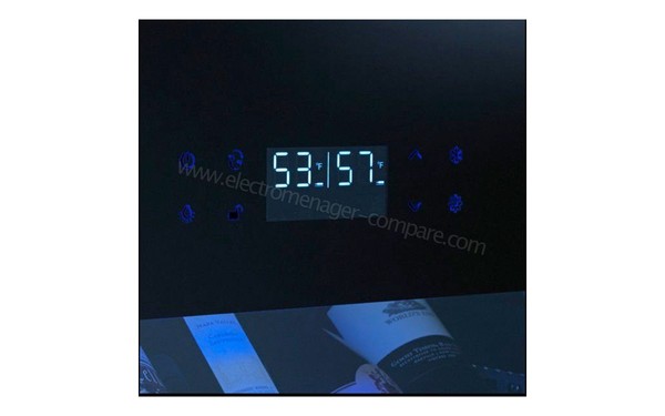 TEMPTECH GRN280DB-FR - Vue des commandes (cr&eacute;dit : Boulanger)