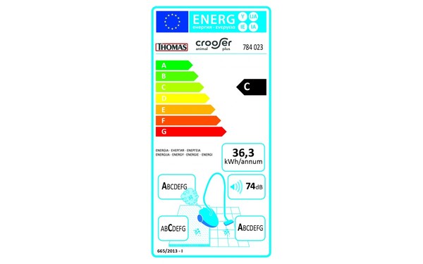 THOMAS 784 023 crooSer animal plus - &Eacute;tiquette &eacute;nergie